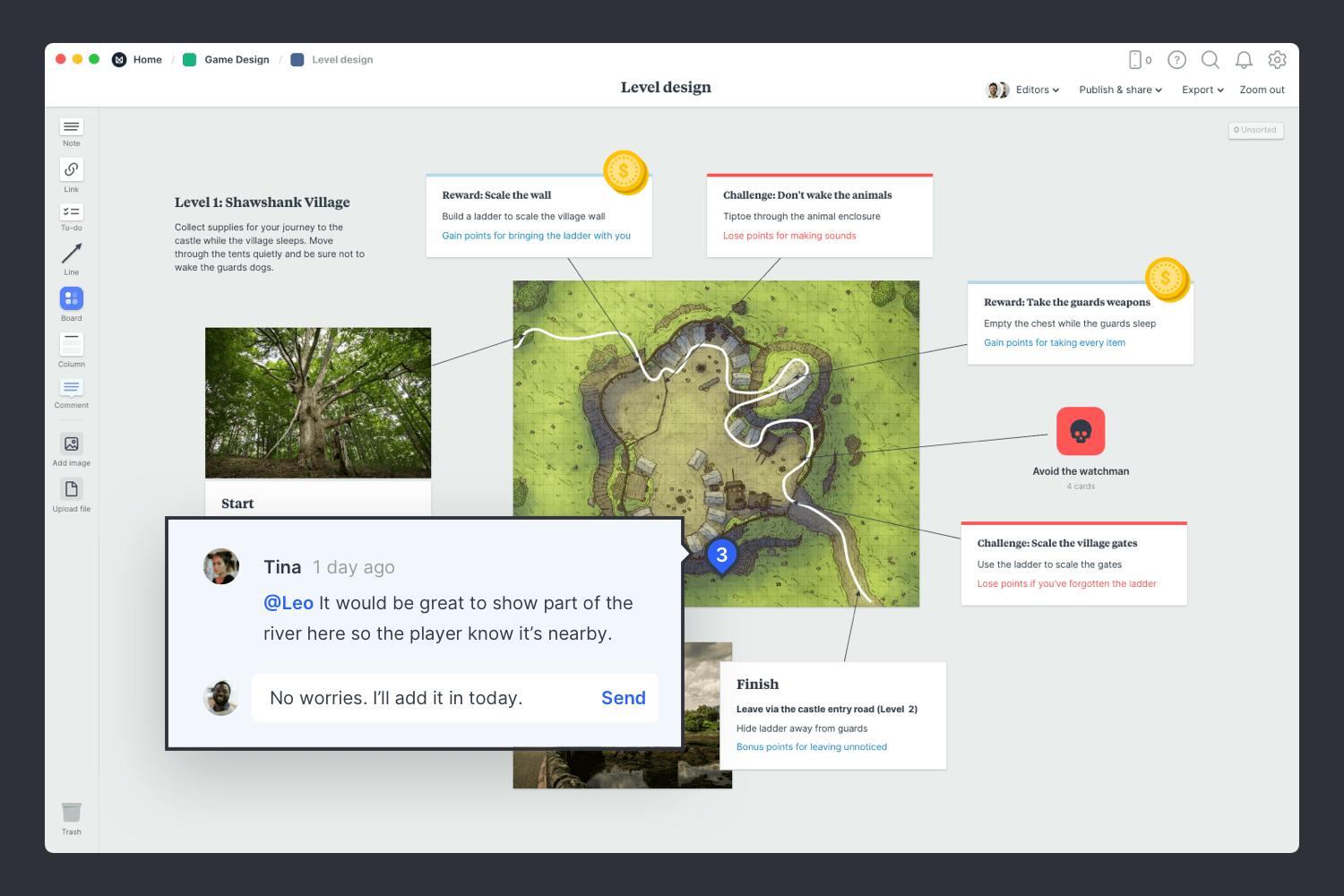 Game Level Design Template & Example Milanote