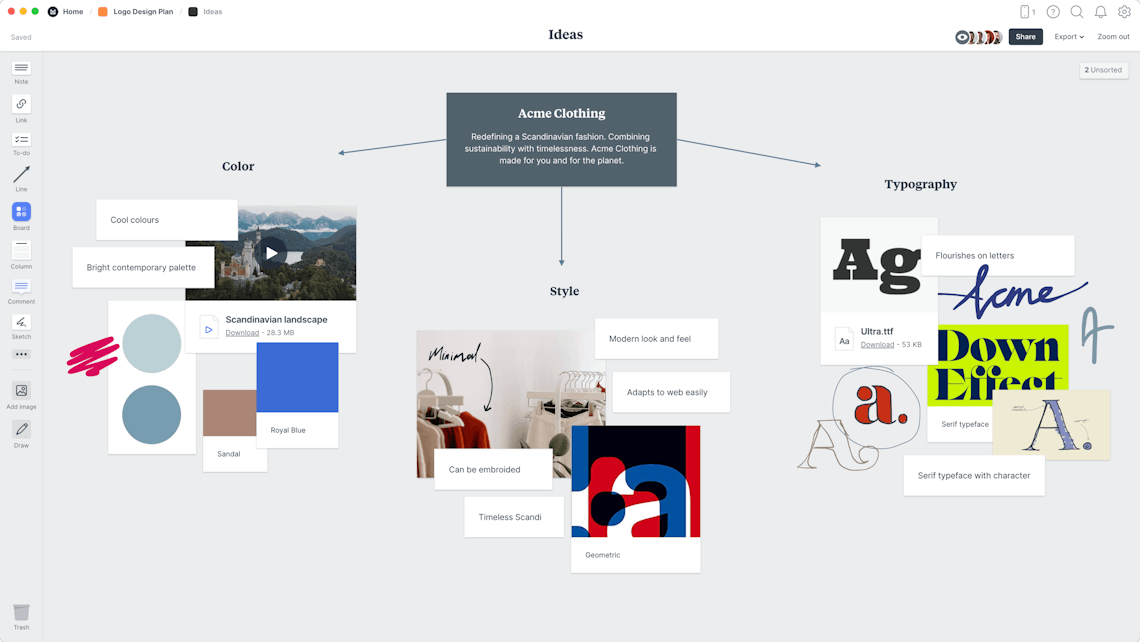 Logo Brainstorming Template & Example Milanote Logo Brainstorming Template & Example Milanote