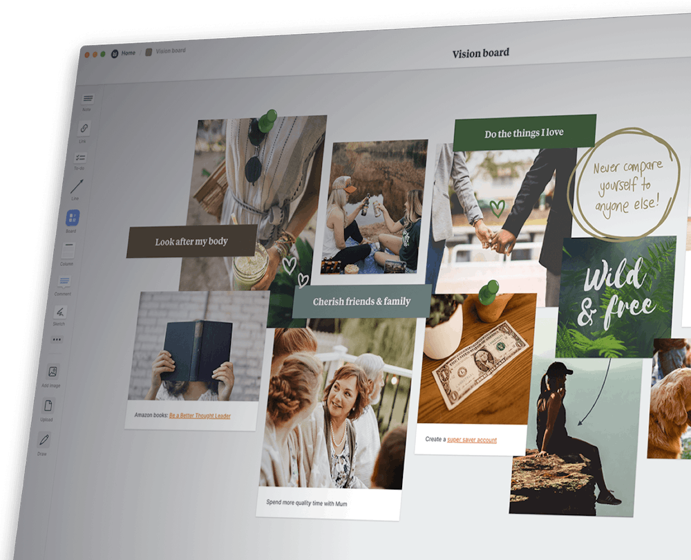 The ultimate vision board maker - Free App by Milanote