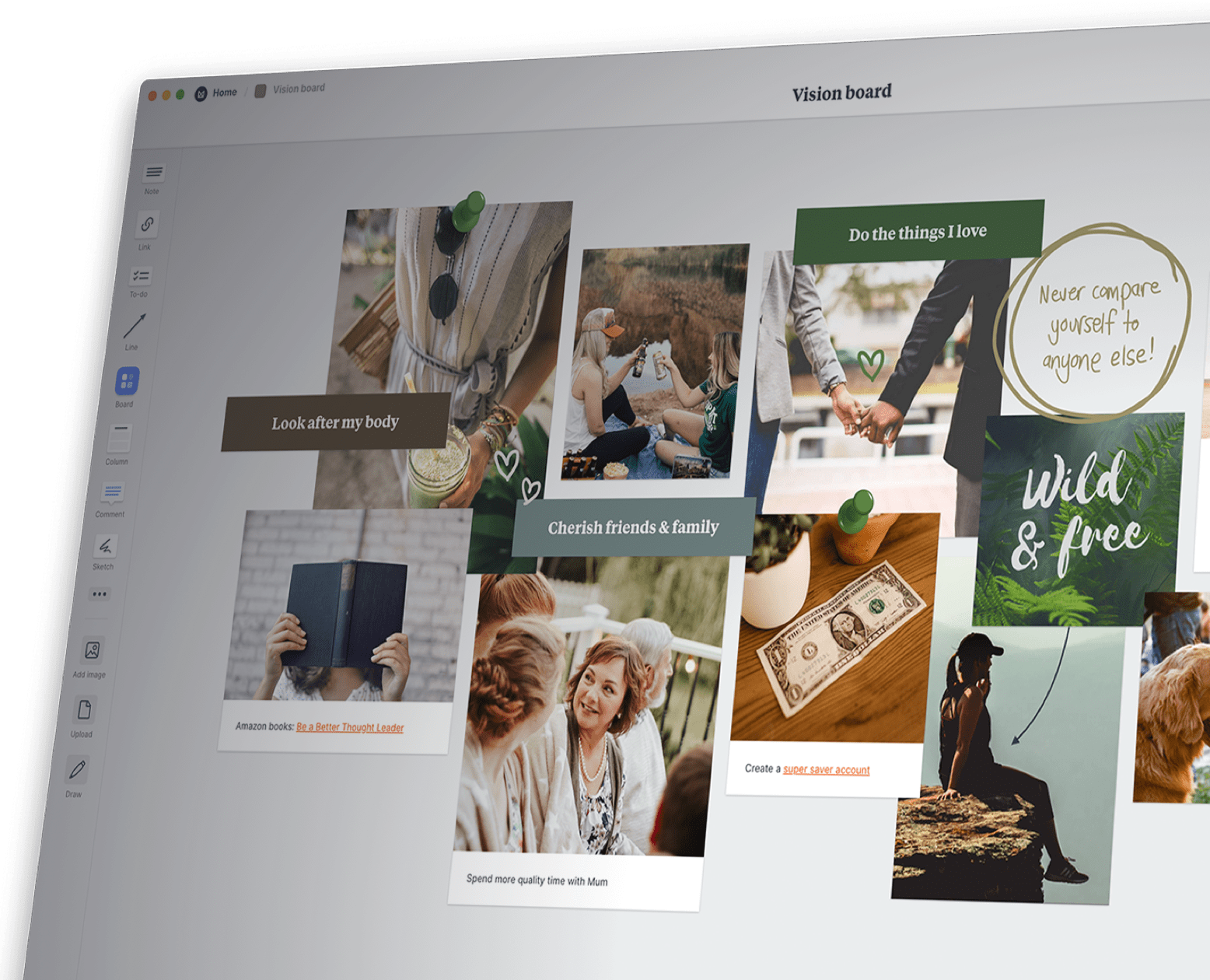 The ultimate vision board maker - Free App by Milanote