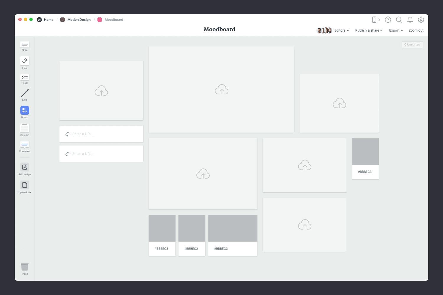 Motion Design Moodboard Template Example Milanote Motion Design Moodboard Template Example Milanote