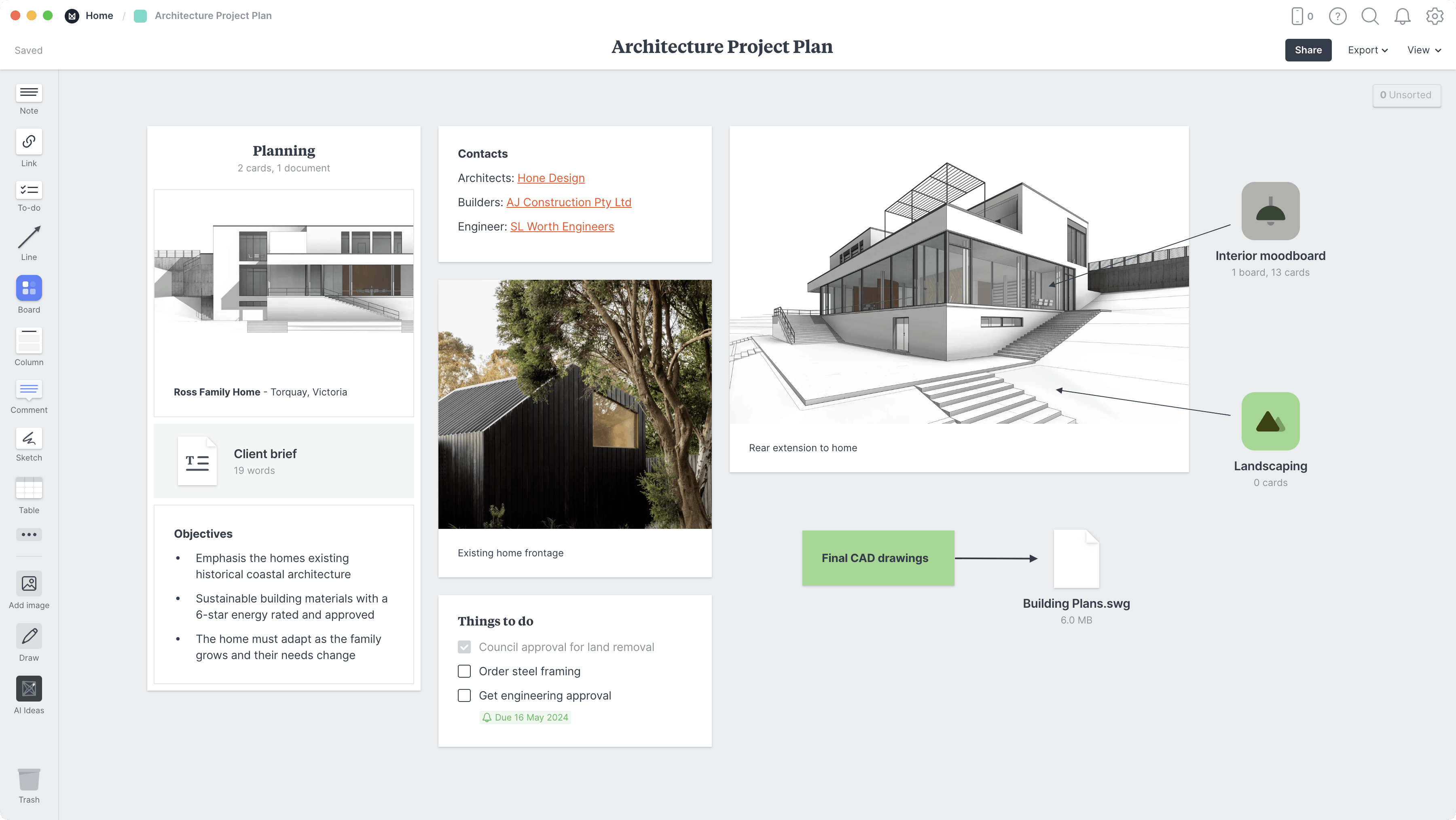 Architecture Moodboard Template Example Milanote Architecture Moodboard Template Example Milanote