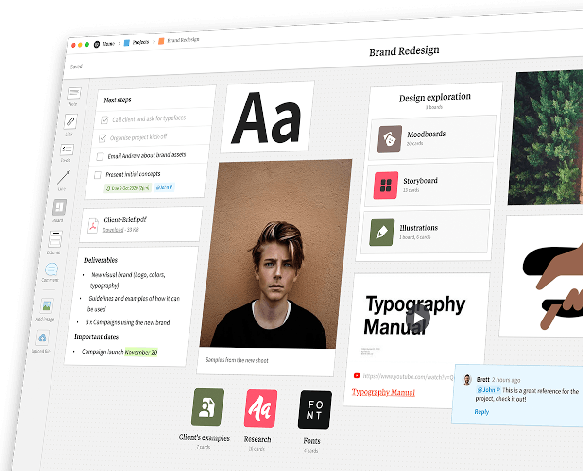 Visual Workspace For Creative Directors Milanote