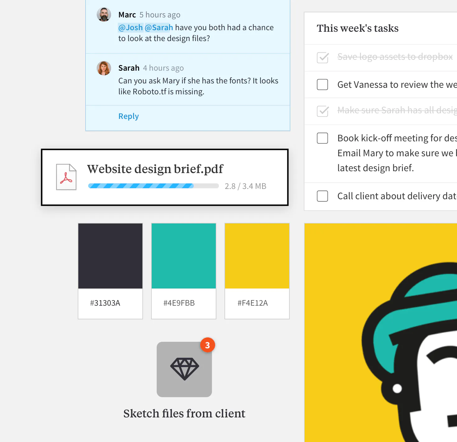 Visual, collaborative creative briefs Milanote