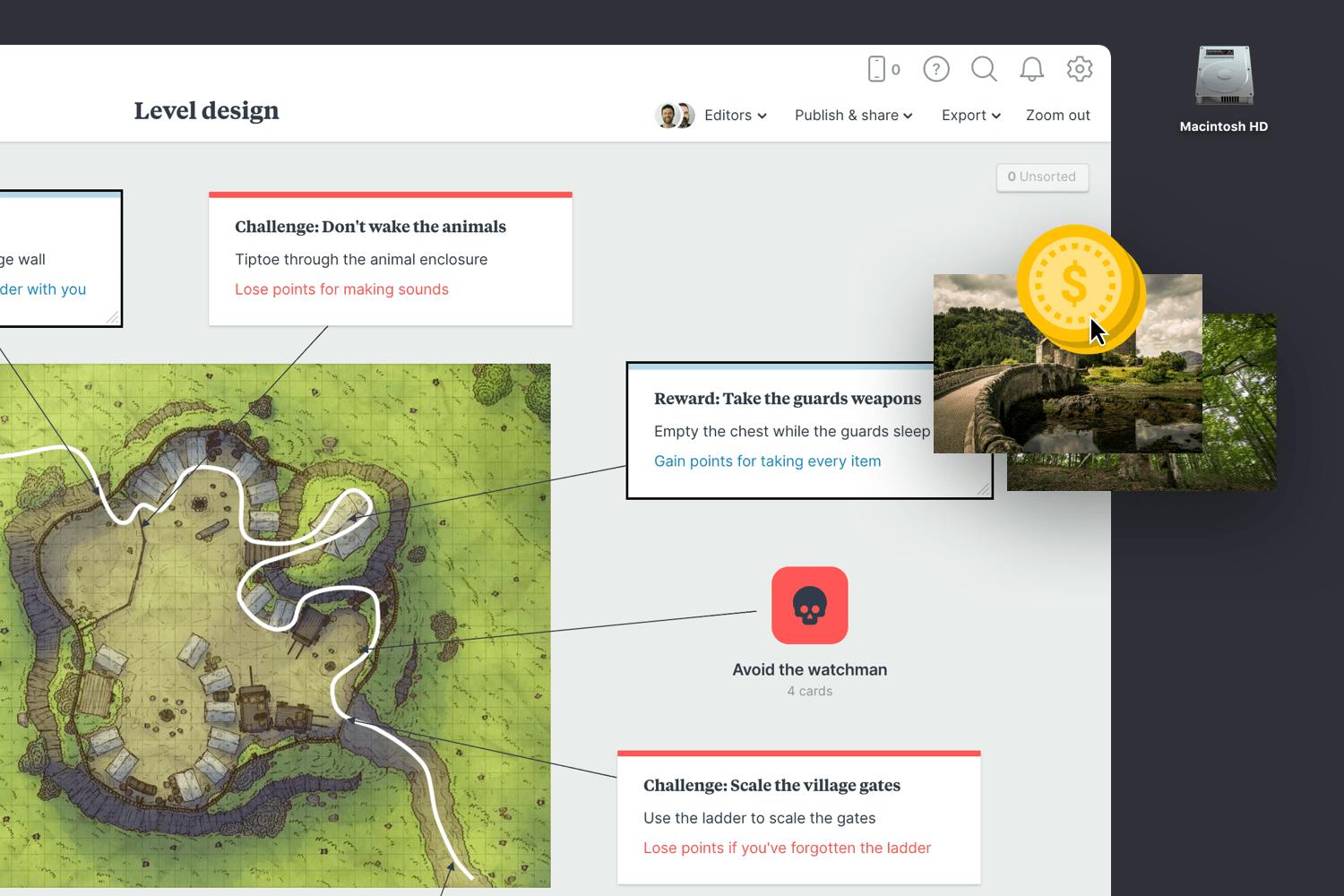 Game Level Design Template & Example Milanote