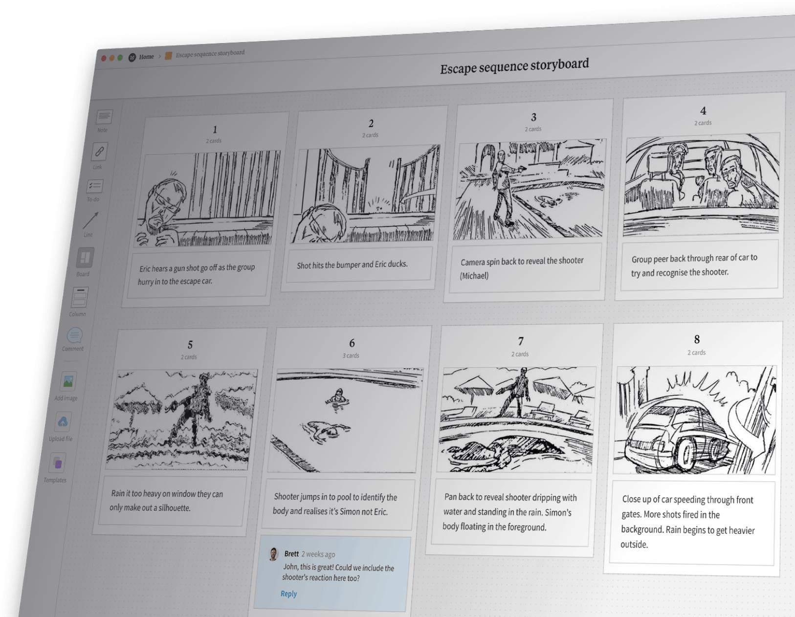 Storyboard Creator Storyboard Template And Examples Milanote
