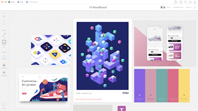 UI Moodboard Template & Example - Milanote