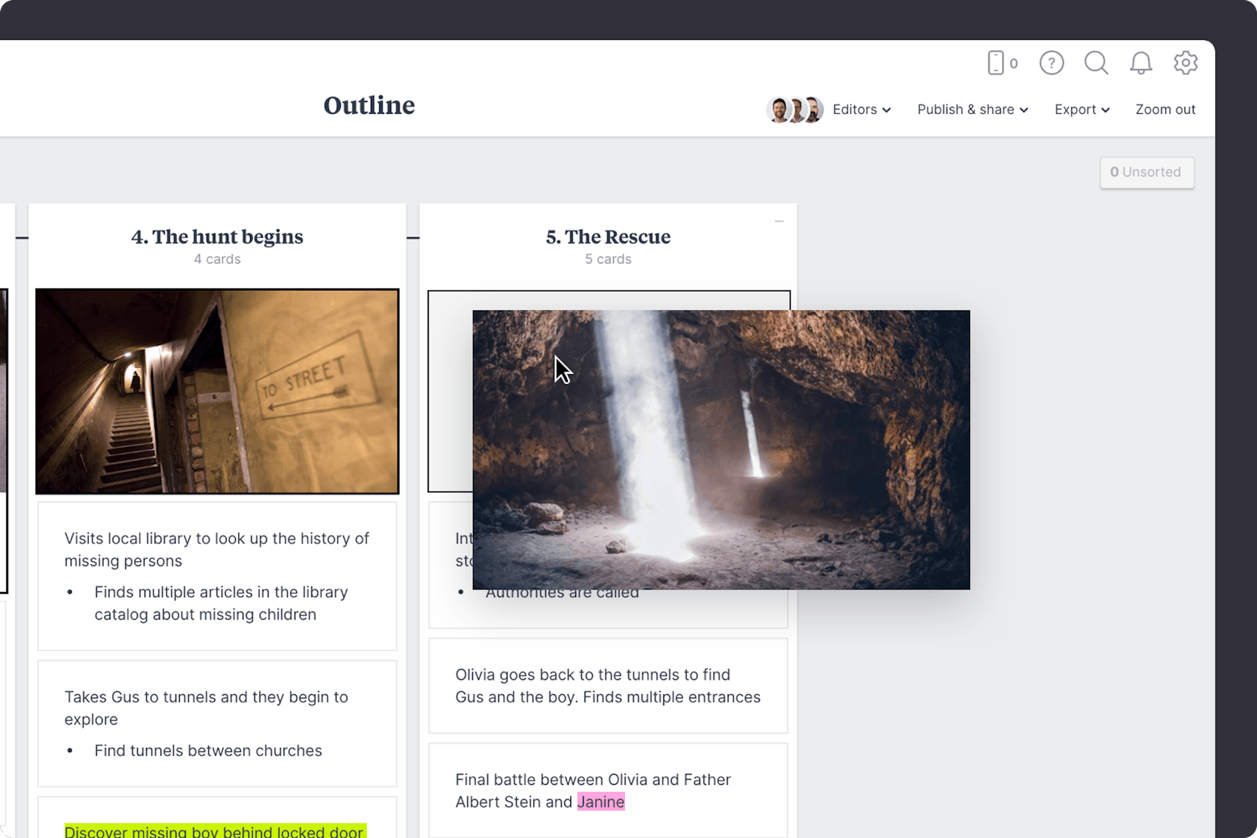 Story Outline - Free Template & Example - Milanote
