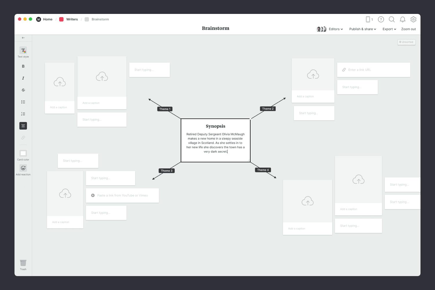Story Brainstorming Template & Example Milanote Story Brainstorming Template & Example Milanote