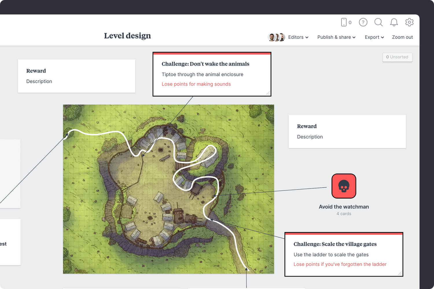 Game Level Design Template & Example Milanote
