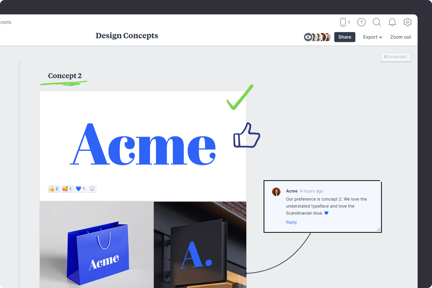 logo presentation template step 5