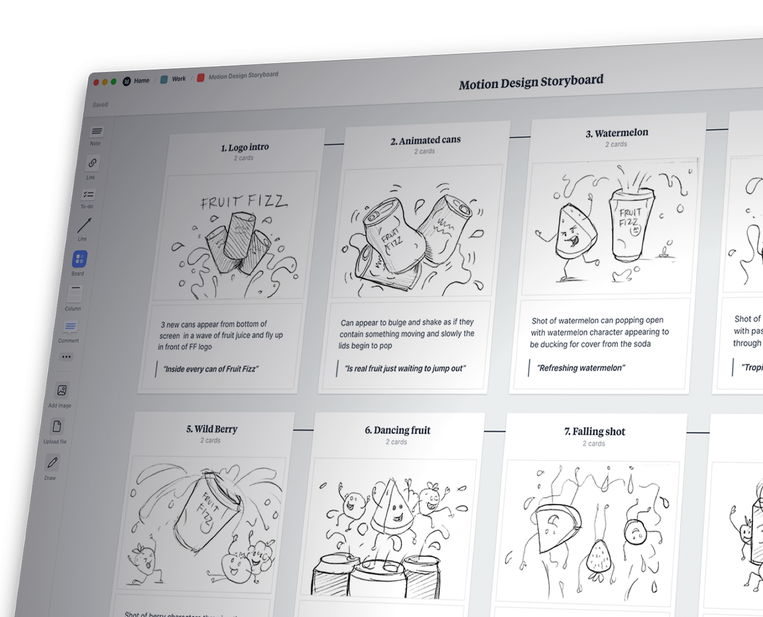 UX Storyboard Template & Example - Milanote