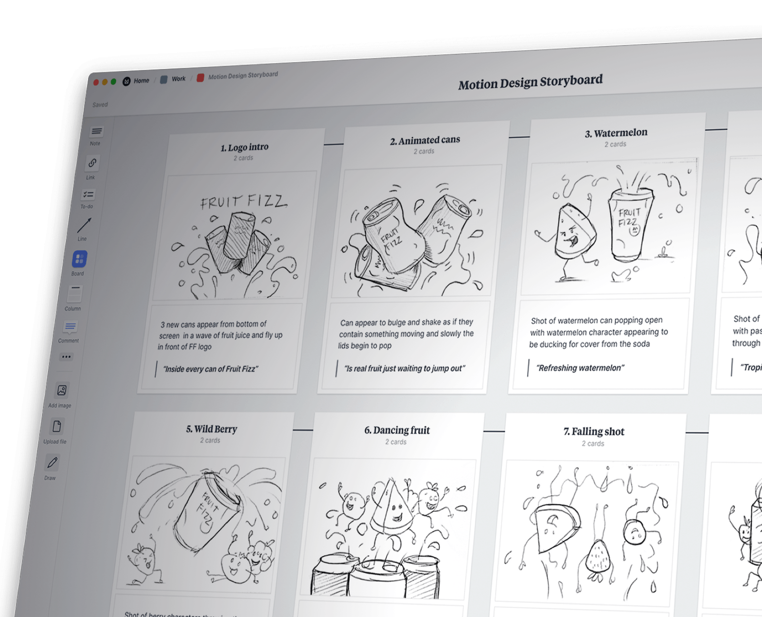 Free Online Storyboard Creator App - Milanote