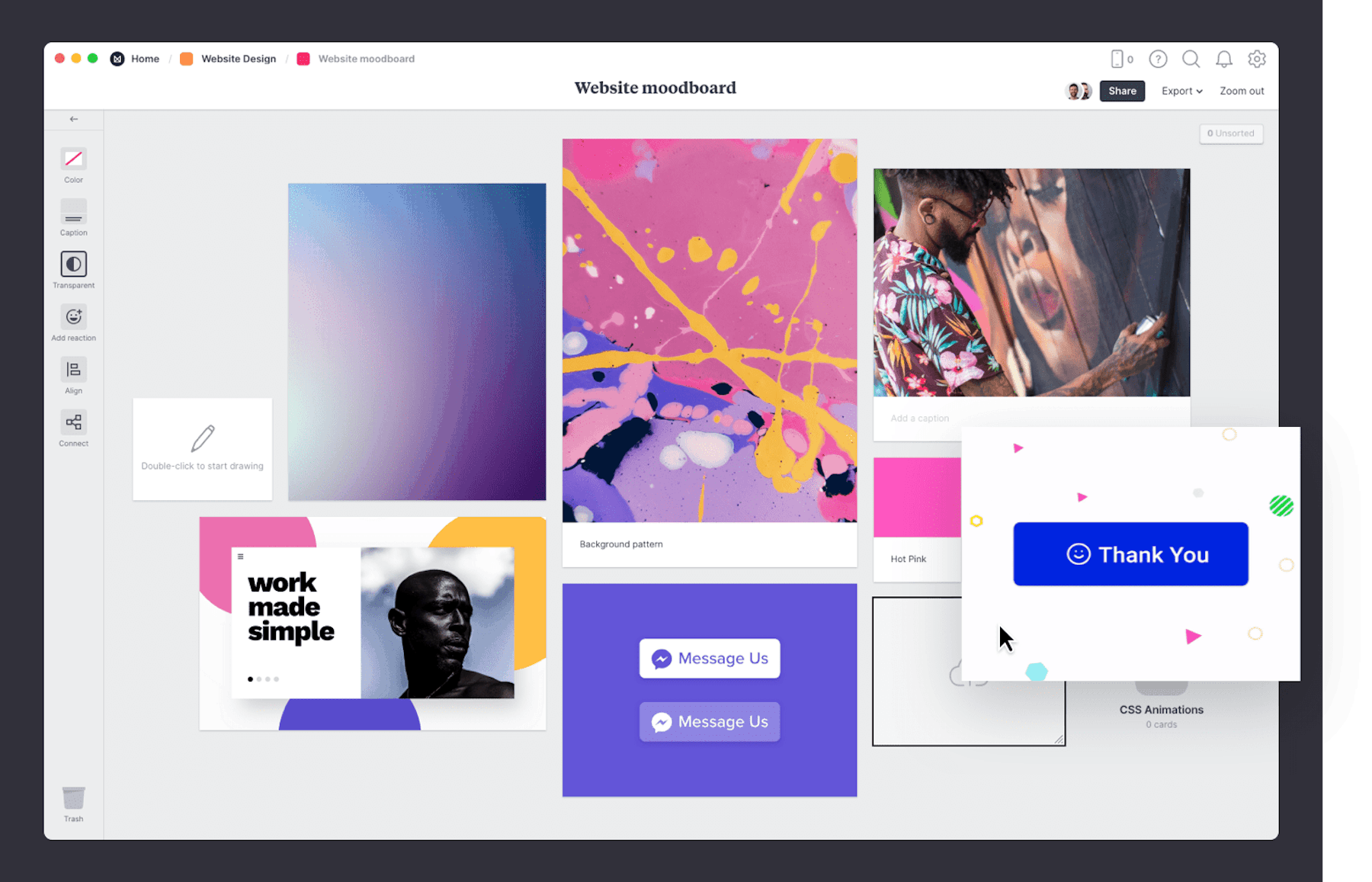 site Moodboard Free Template & Example Milanote