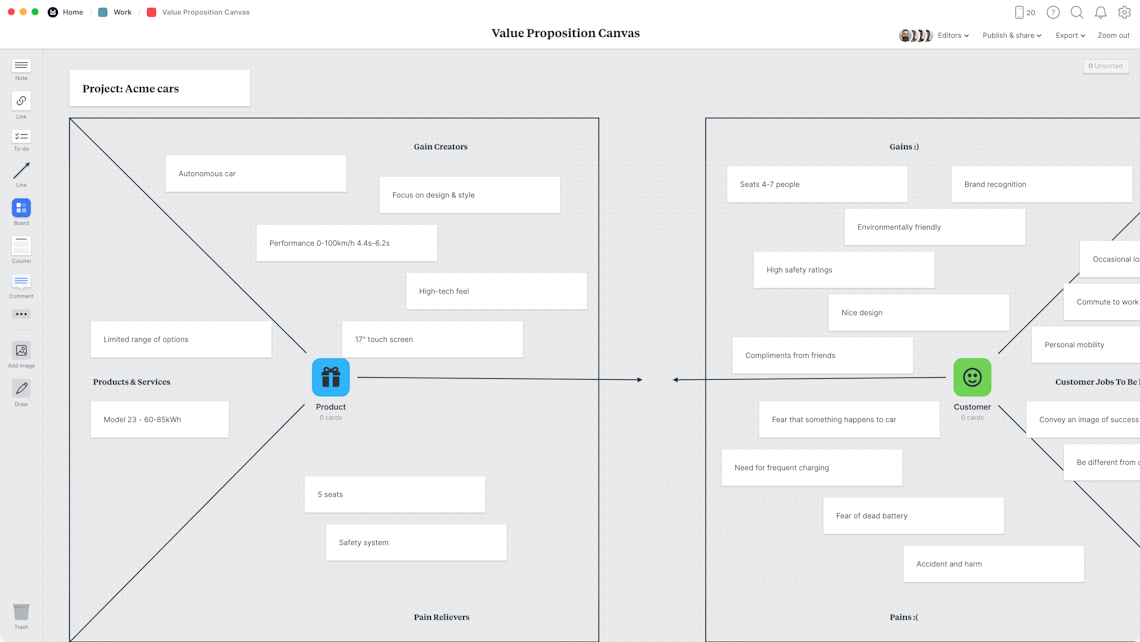 antydning svindler skære Value Proposition Canvas Template & Example - Milanote