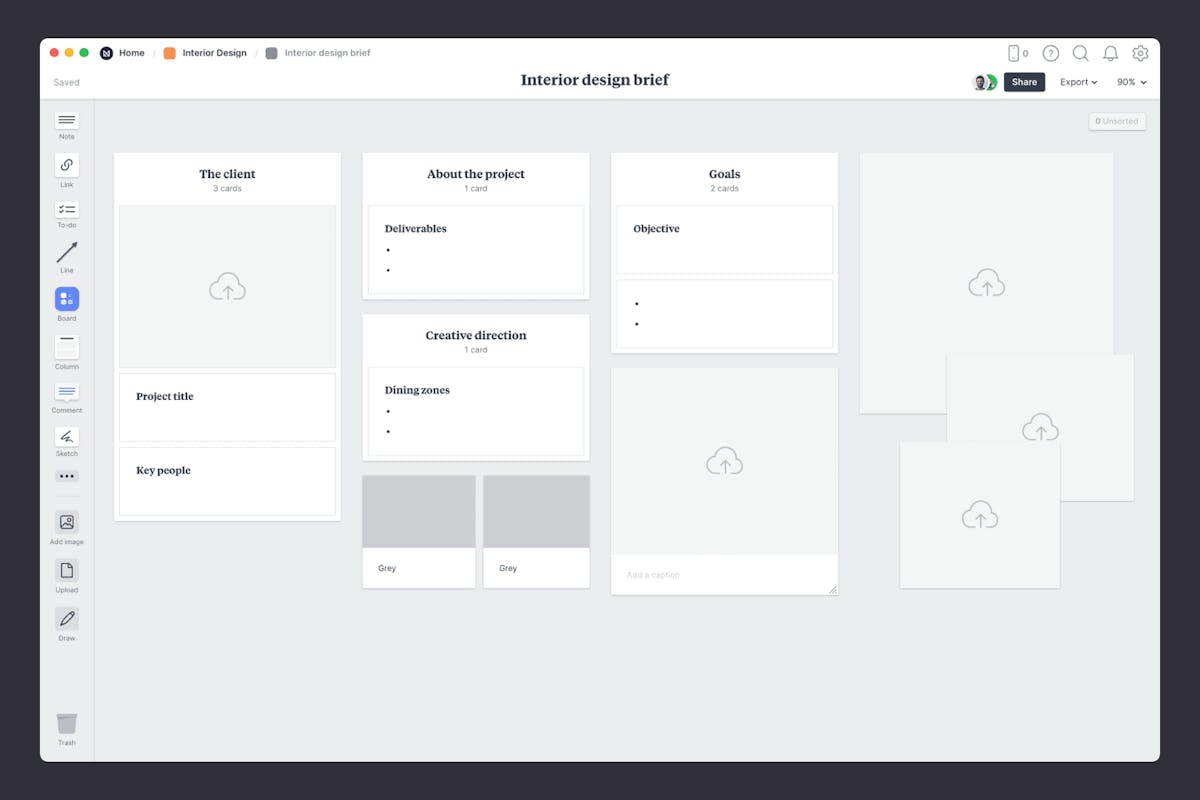 Interior Design Brief Template & Example Project Milanote