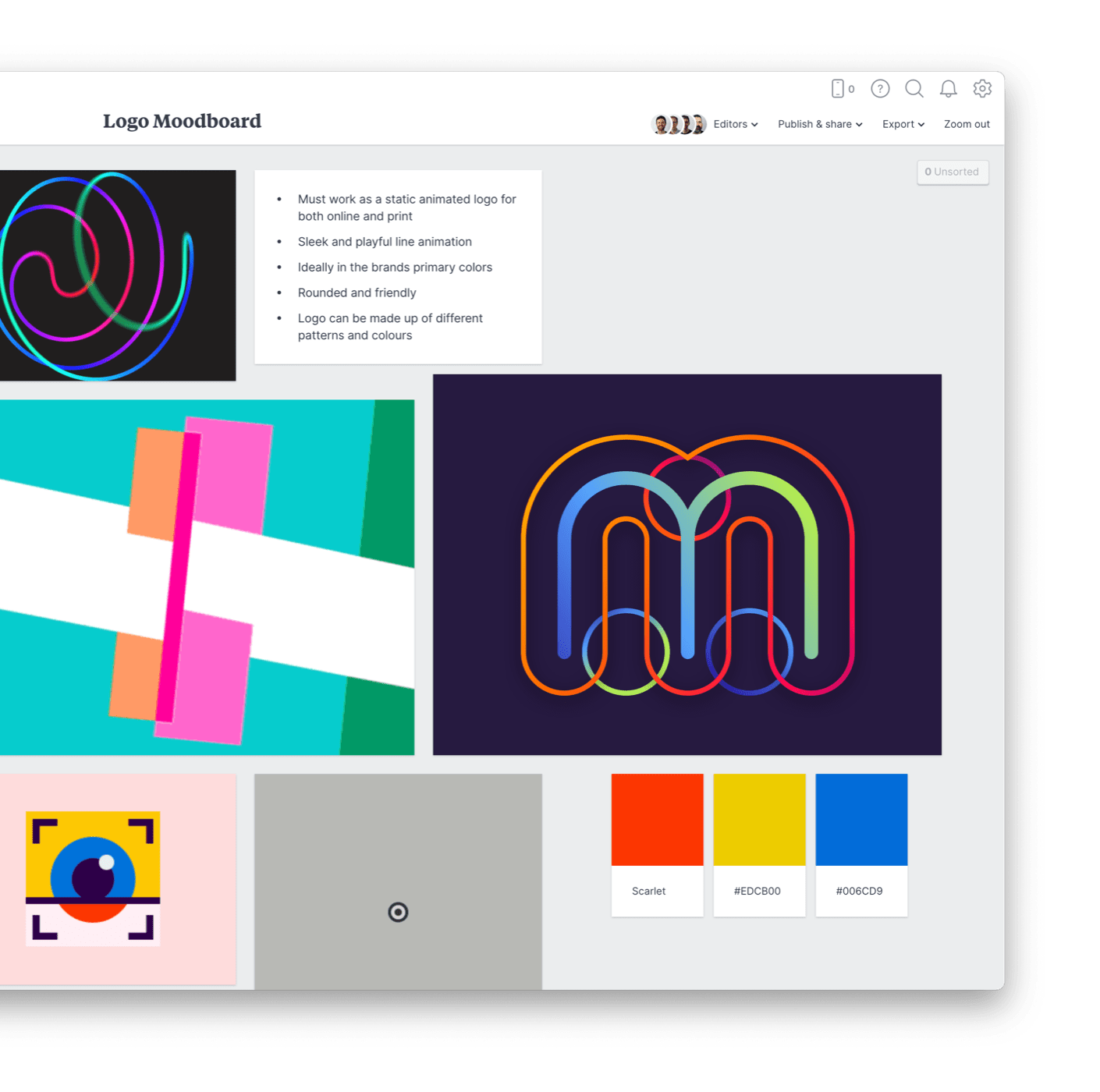 Ux design moodboard