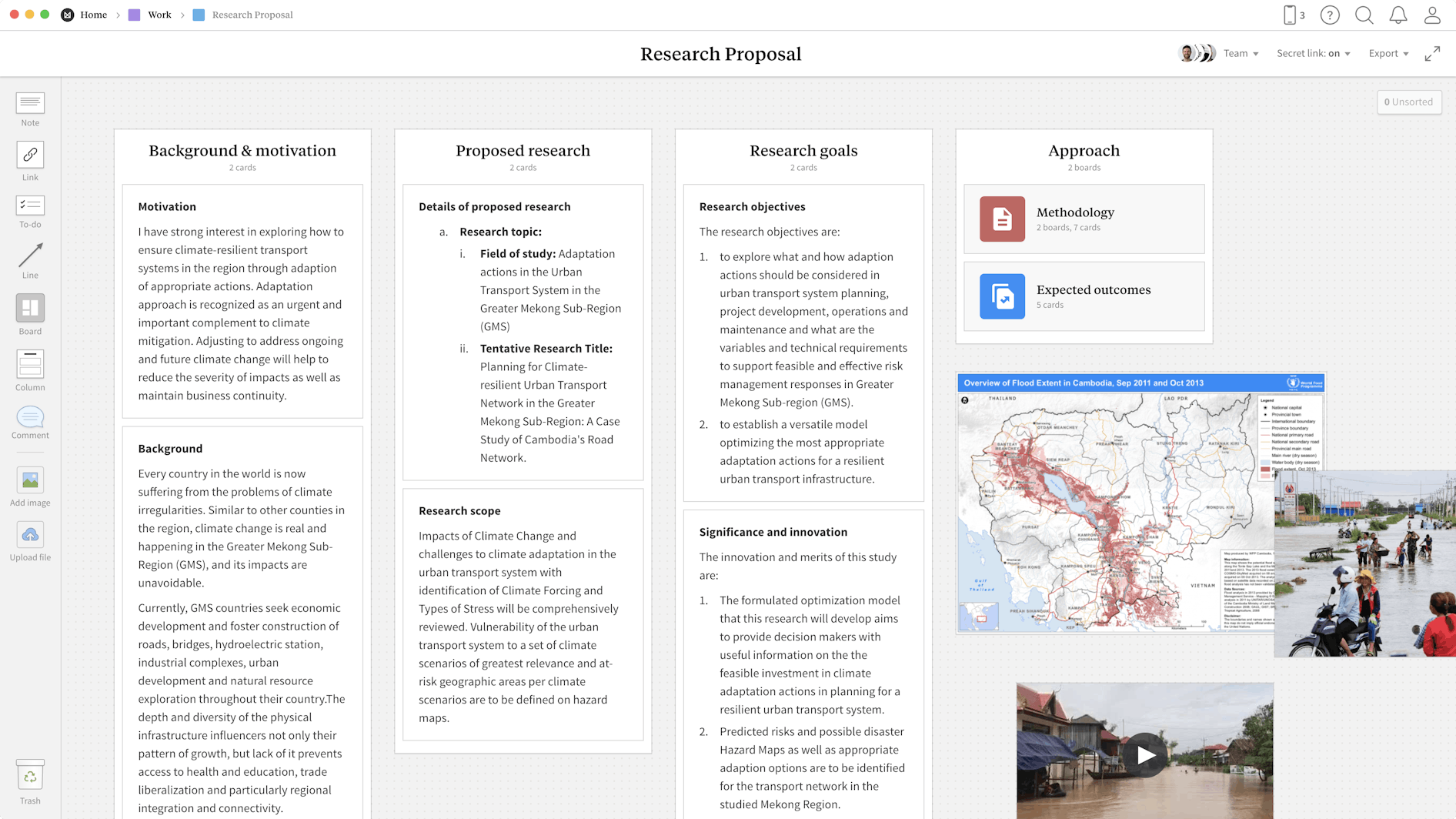 Education templates and tools to improve planning and research Within App Proposal Template