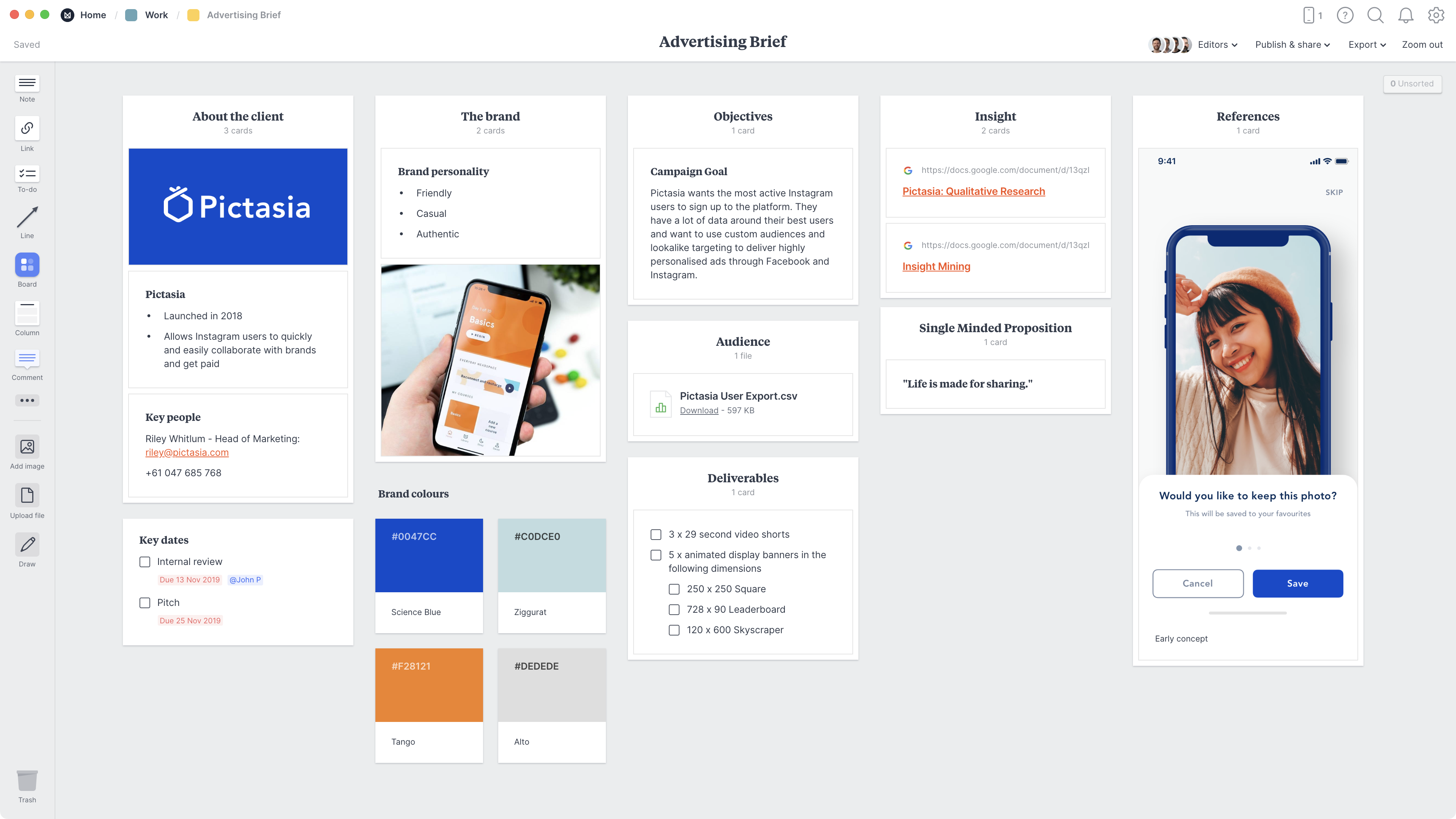 Media Planning Brief Template & Example - Milanote