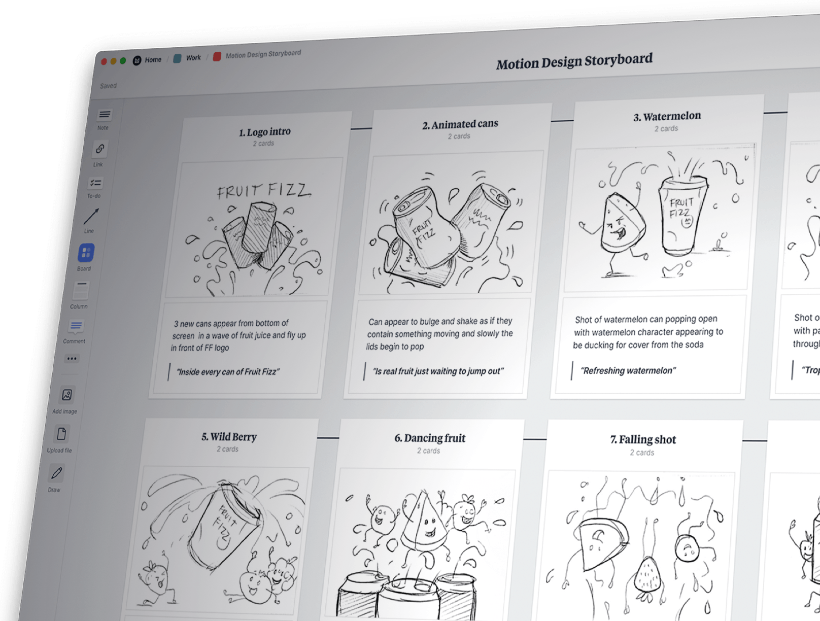 Free Online Storyboard Creator App - Milanote