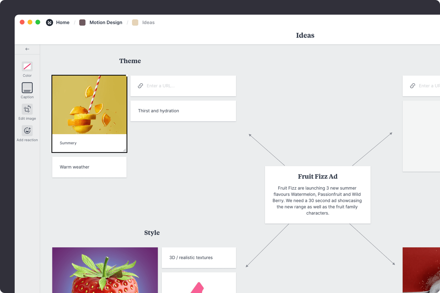 Motion design brainstorming template step05