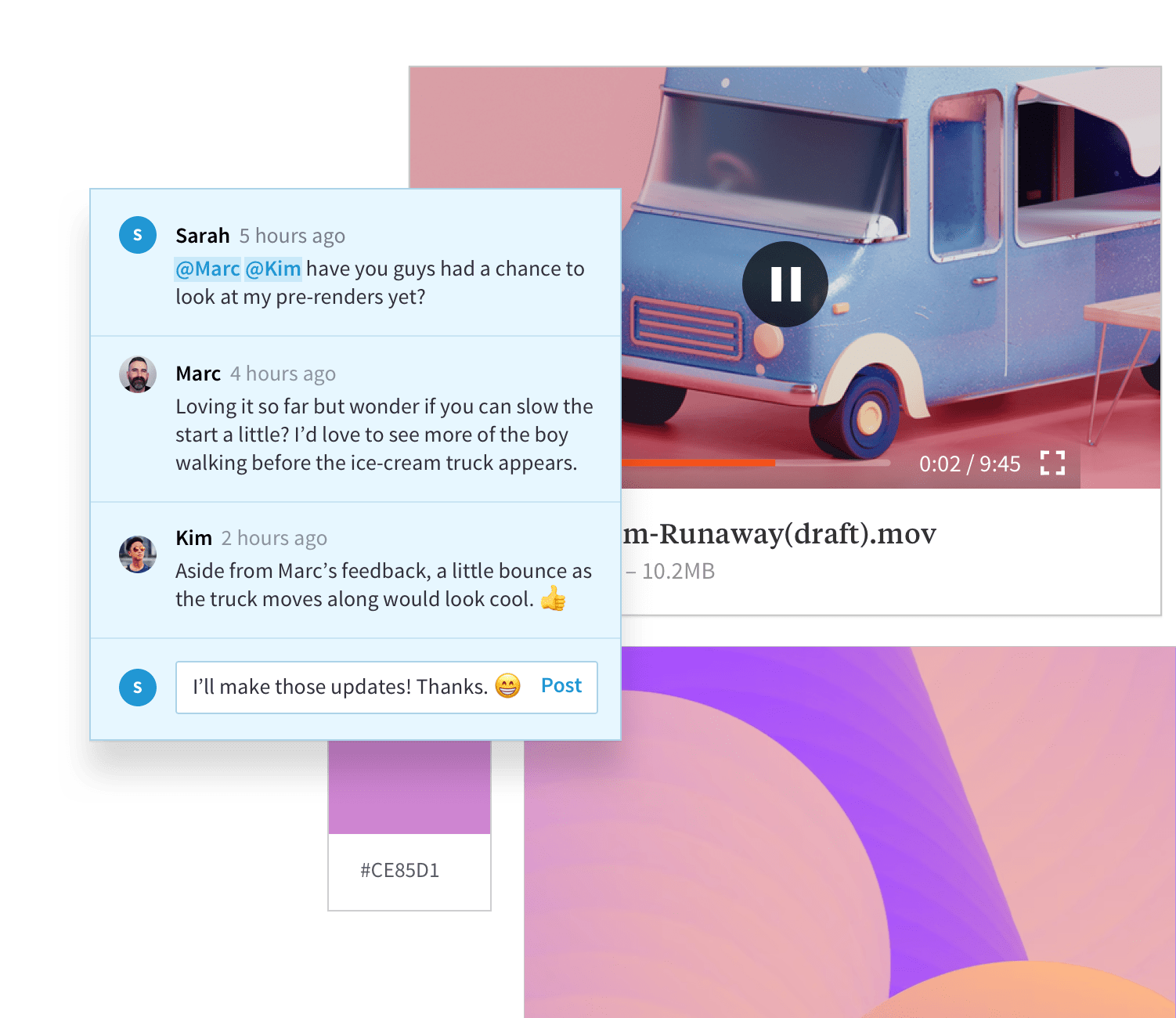 Faster collaboration
