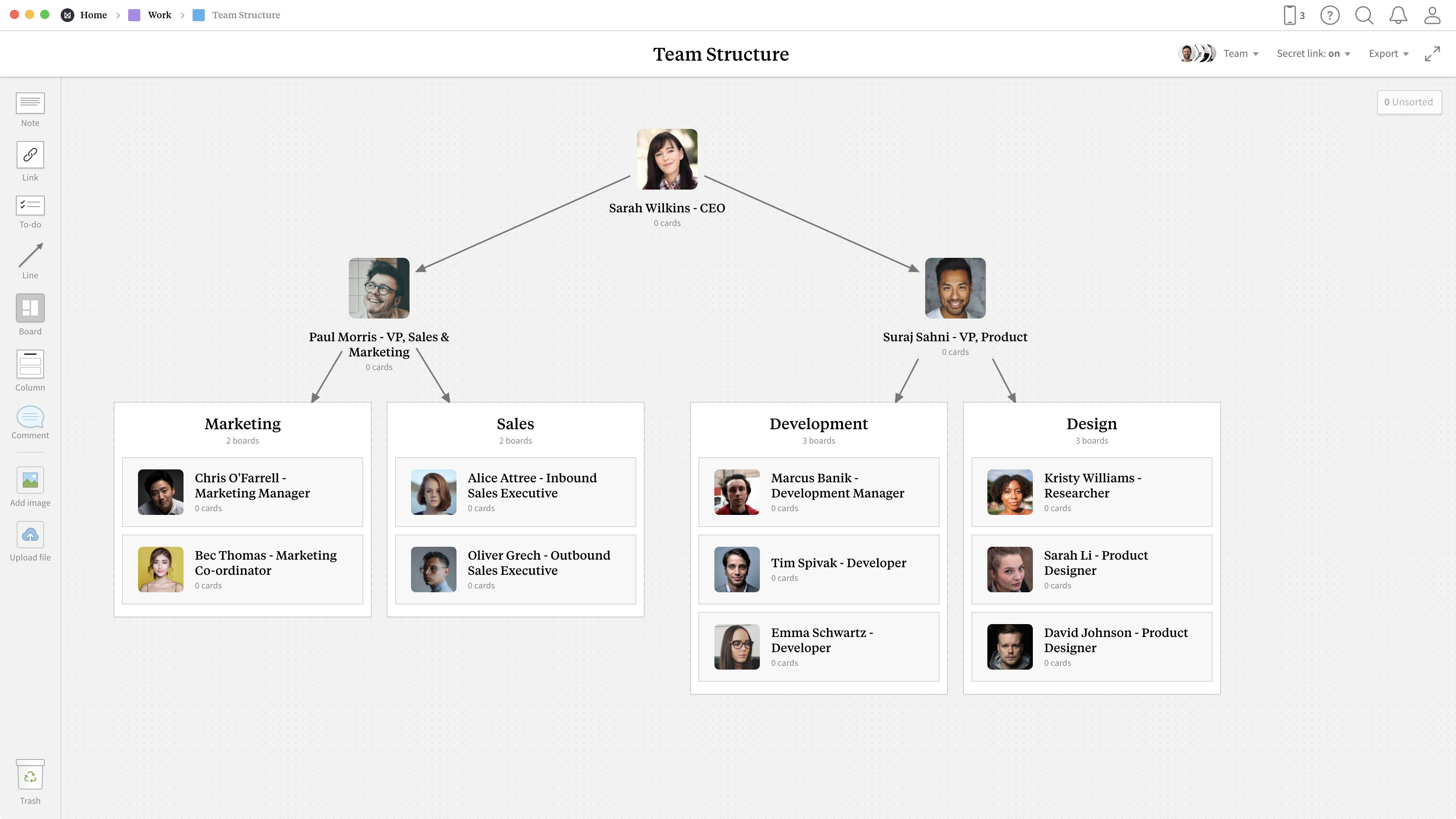 Team Structure Template - Organizational Chart Template ...