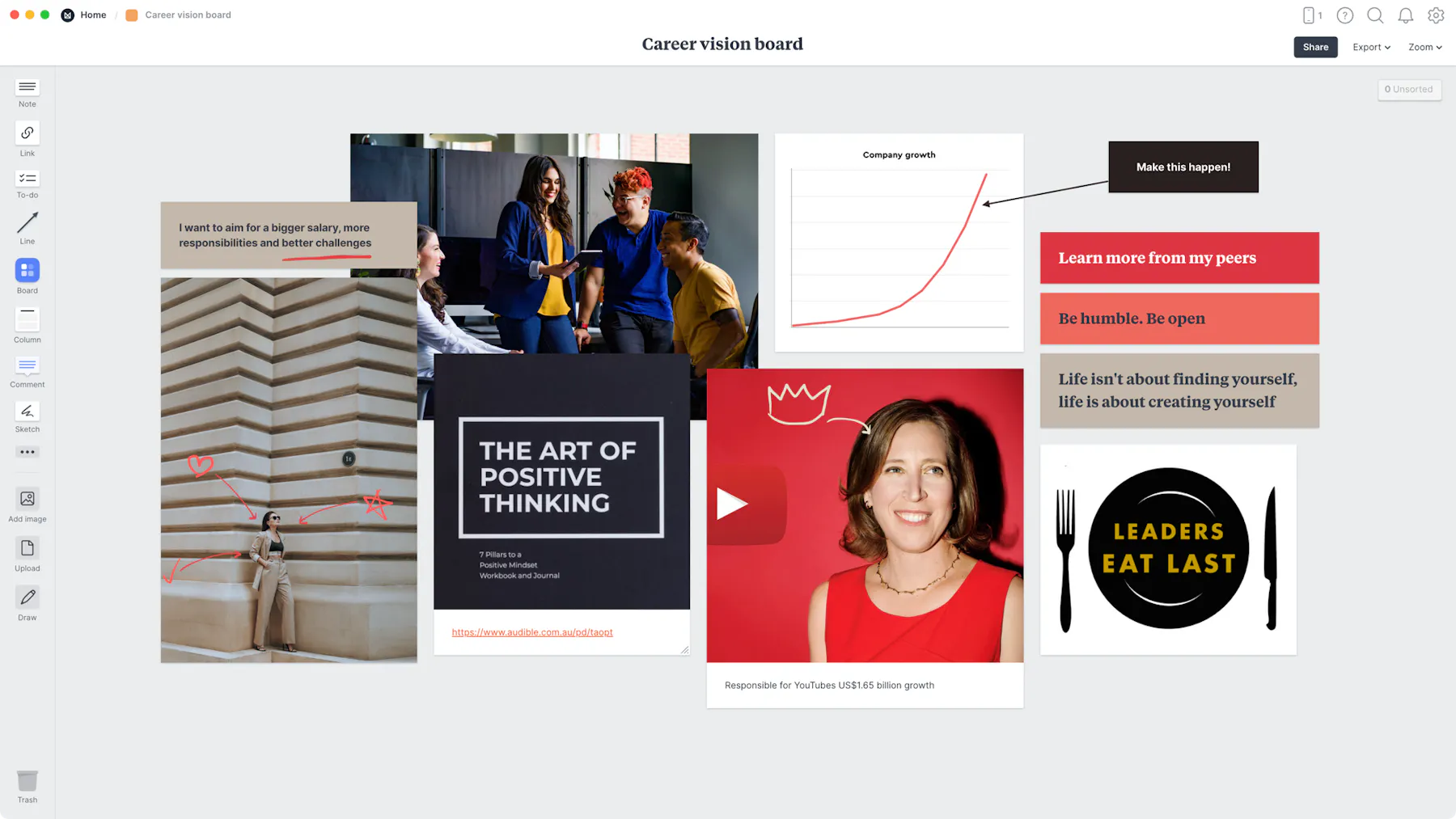 Vision Board Tools The ultimate vision board maker - Free App by Milanote