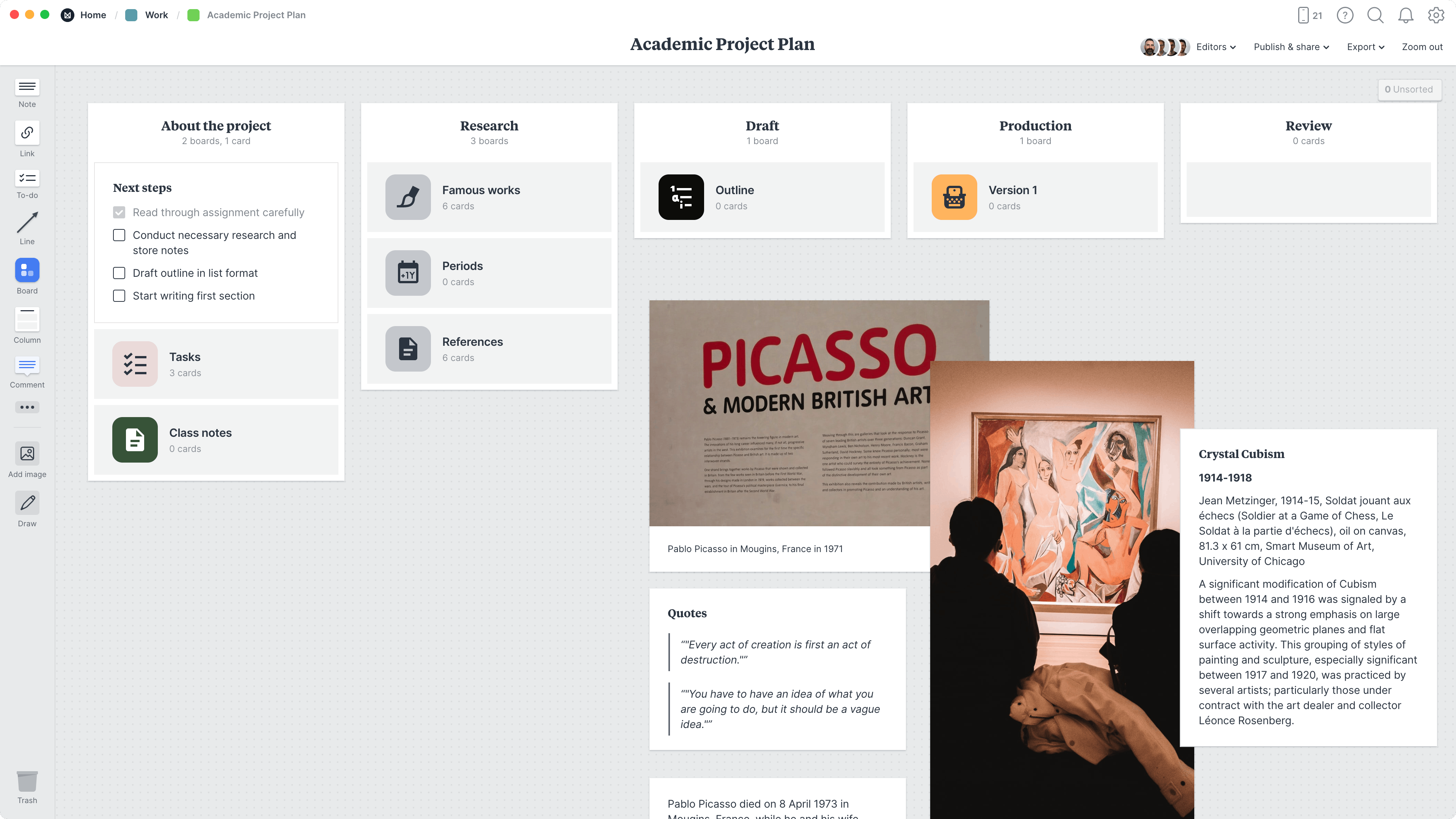 Illustration Moodboard Template & Example - Milanote