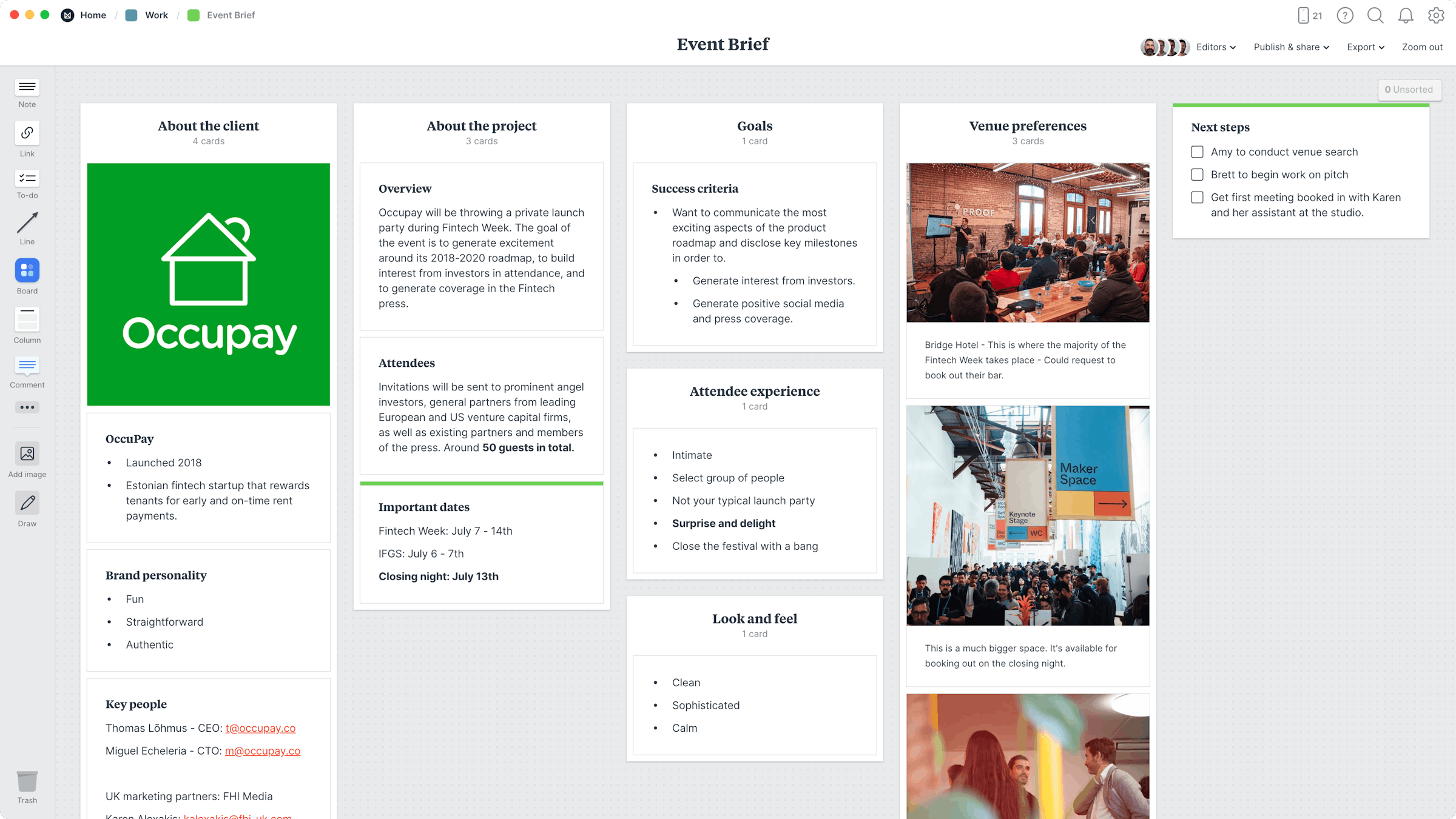 Event Brief Template & Event Planning Template Milanote Event Brief Template & Event Planning Template Milanote