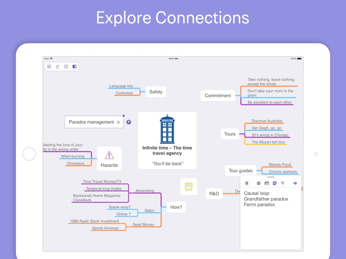 MindNode 5 on iPad