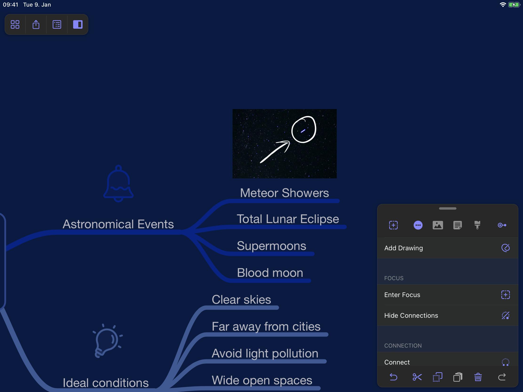 Annotating Images and Drawing in MindNode 6.1