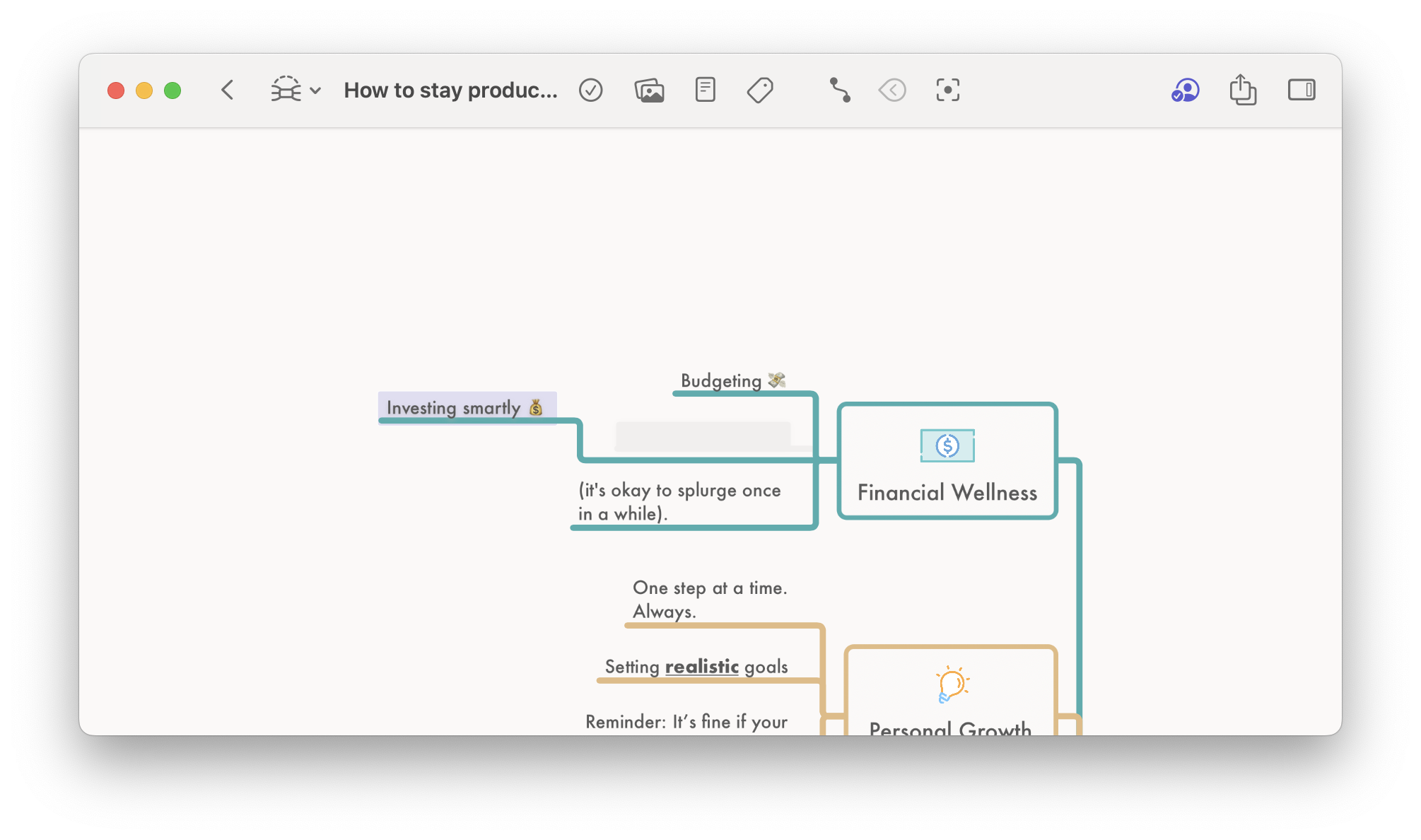When dragging a node, a shadow will indicate where the node would snap to.