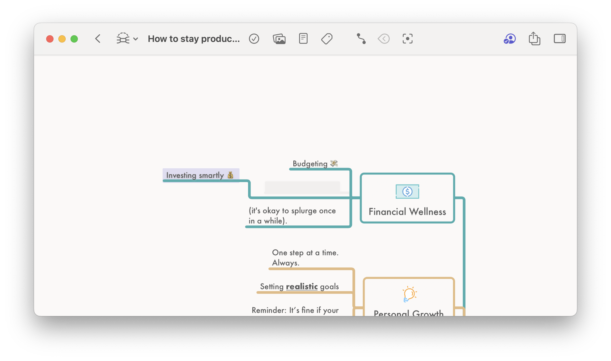 During dragging a node, a shadow will indicate where the node would snap to.