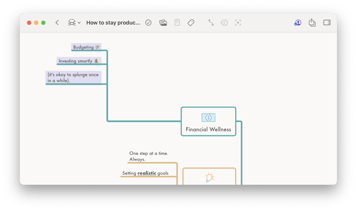 Freely position your nodes, while retaining automatic layout for all nodes.
