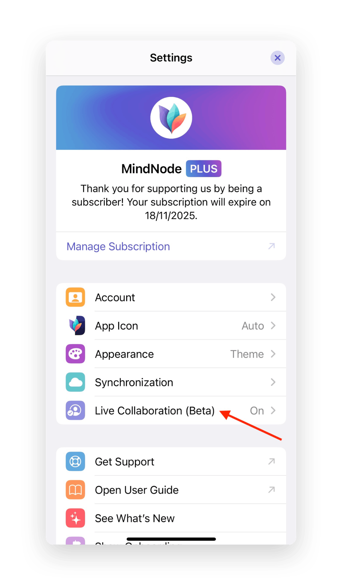 Live Collaboration on iOS