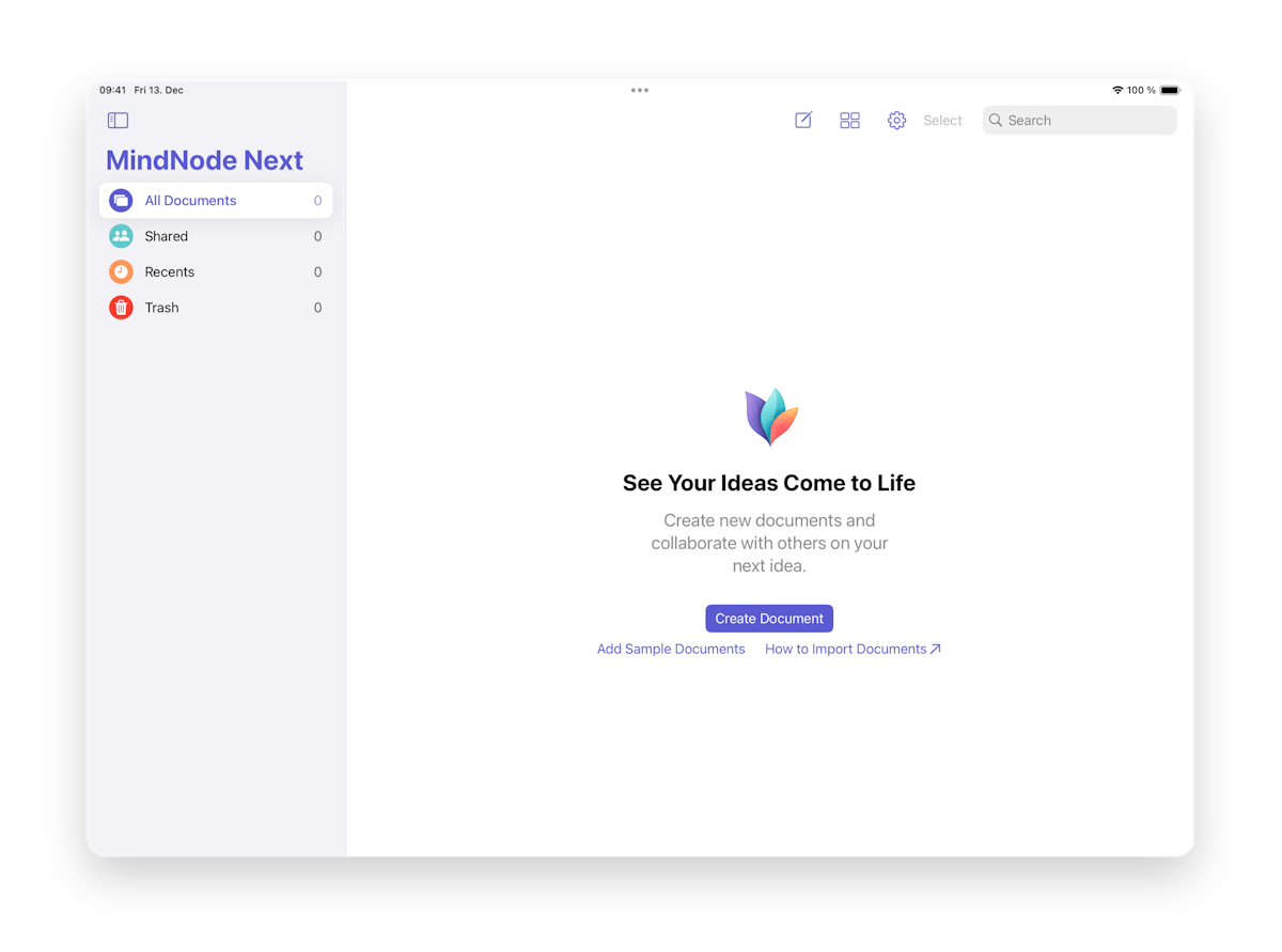 create sample documents in the document picker on iOS