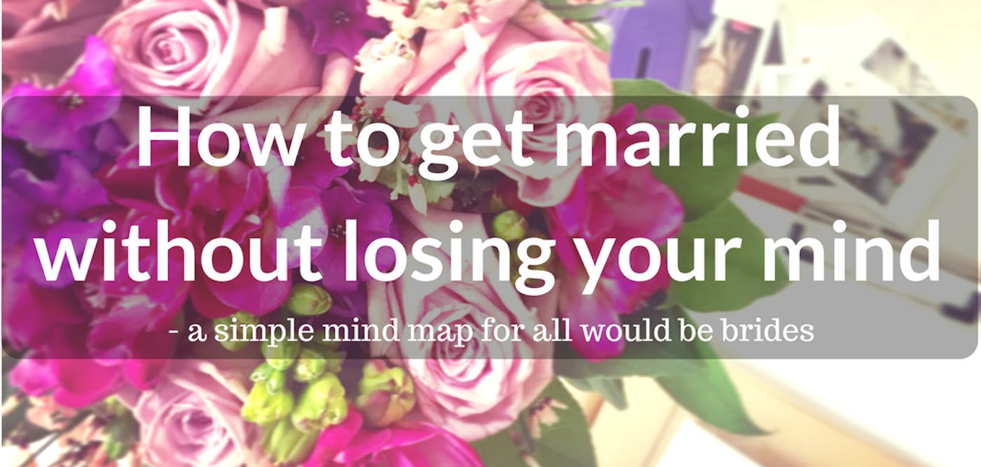 How to get married without losing your mind