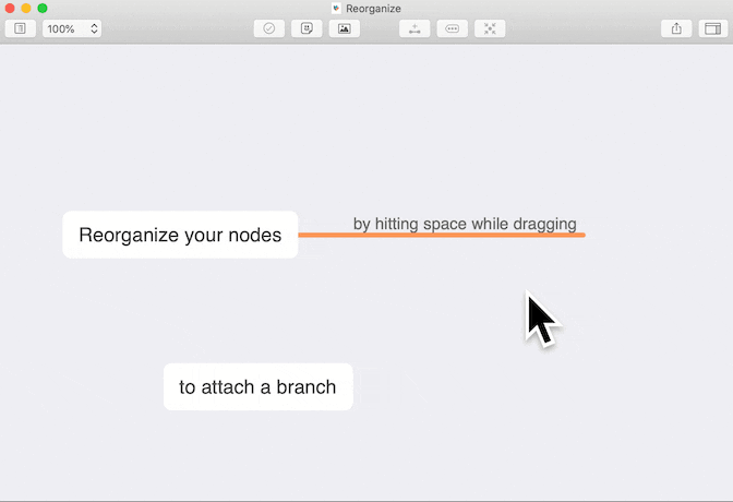 Reorganize your nodes by pressing space to attach a node.