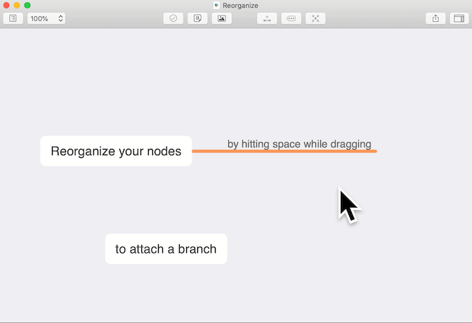 Reorganize your nodes by pressing space to attach a node.