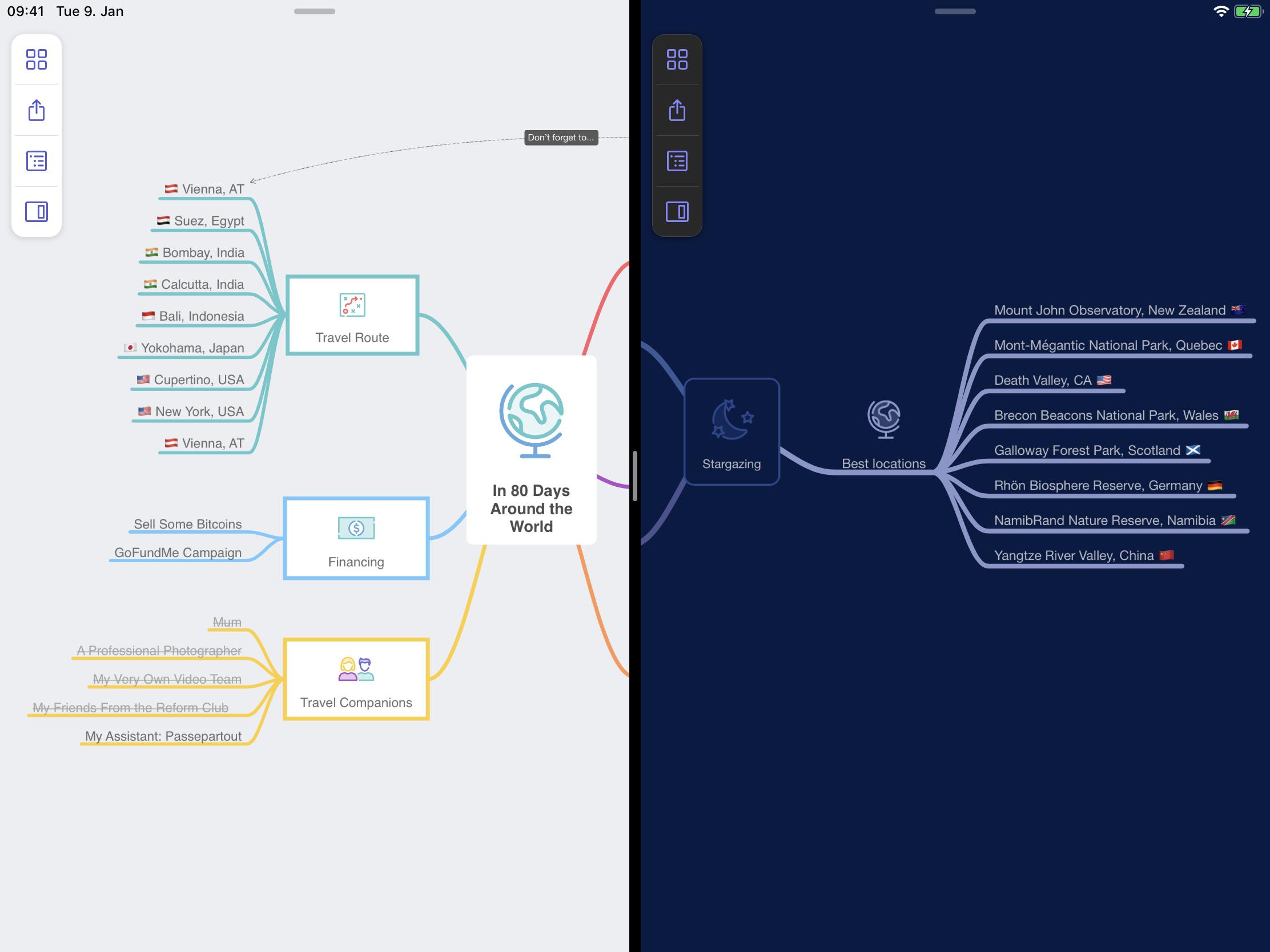 MindNode 6.1 Multiple Documents in iPadOS 13