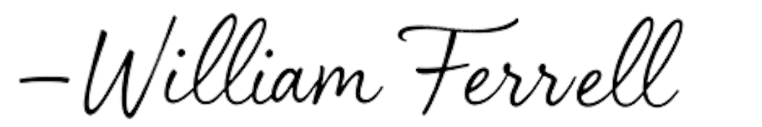 William Ferrell Signature