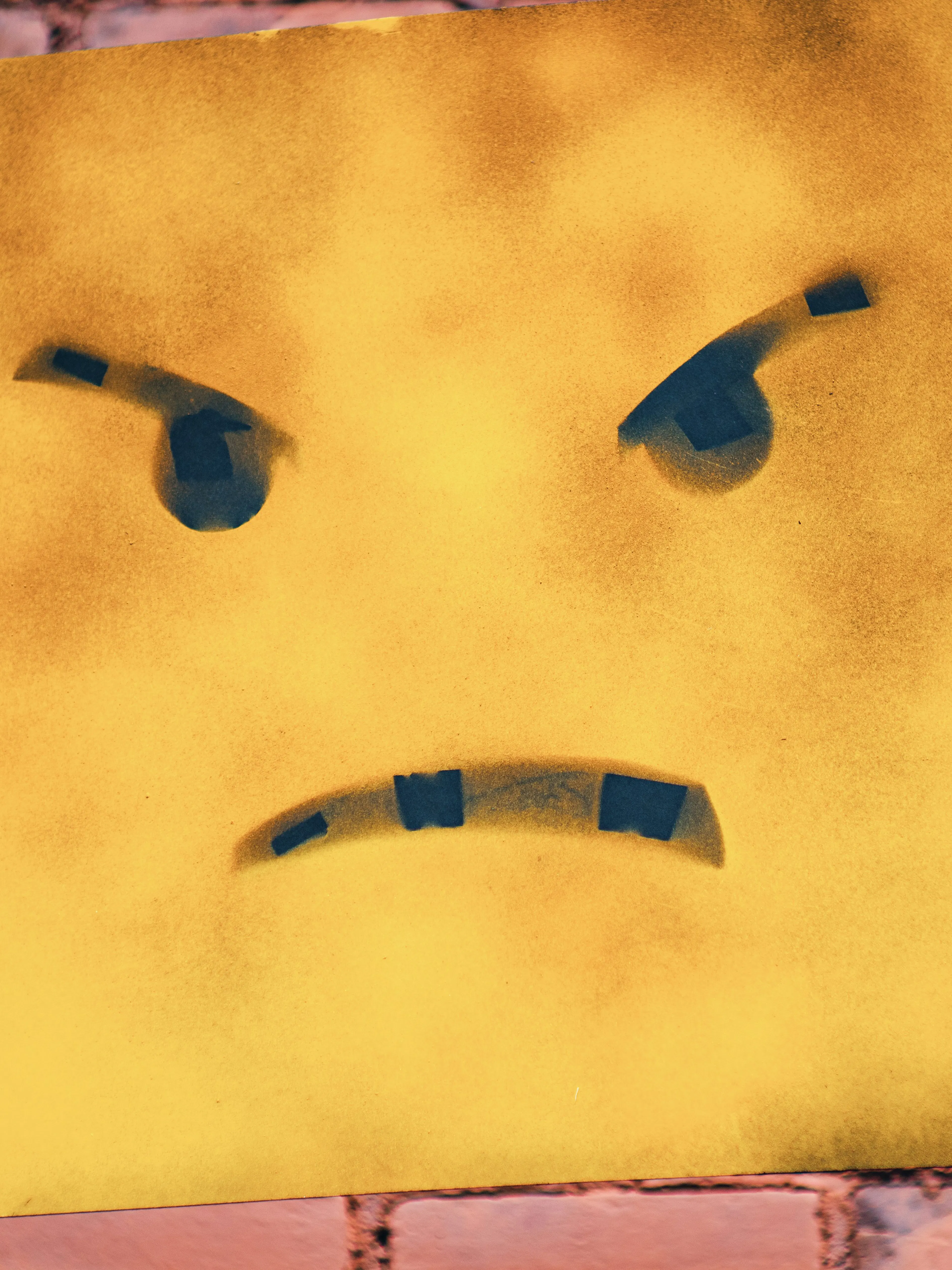 angry face illustration