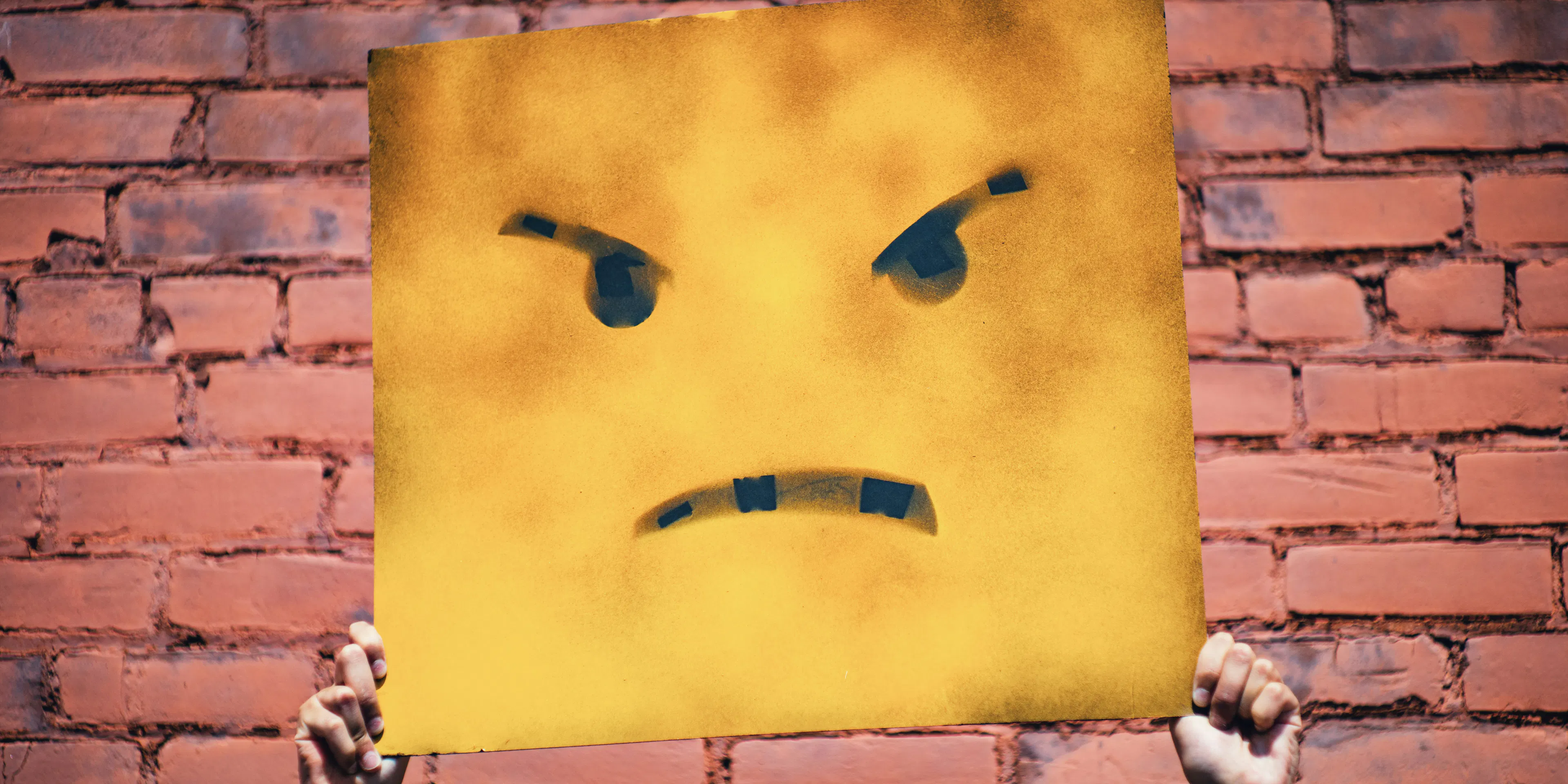 angry face illustration