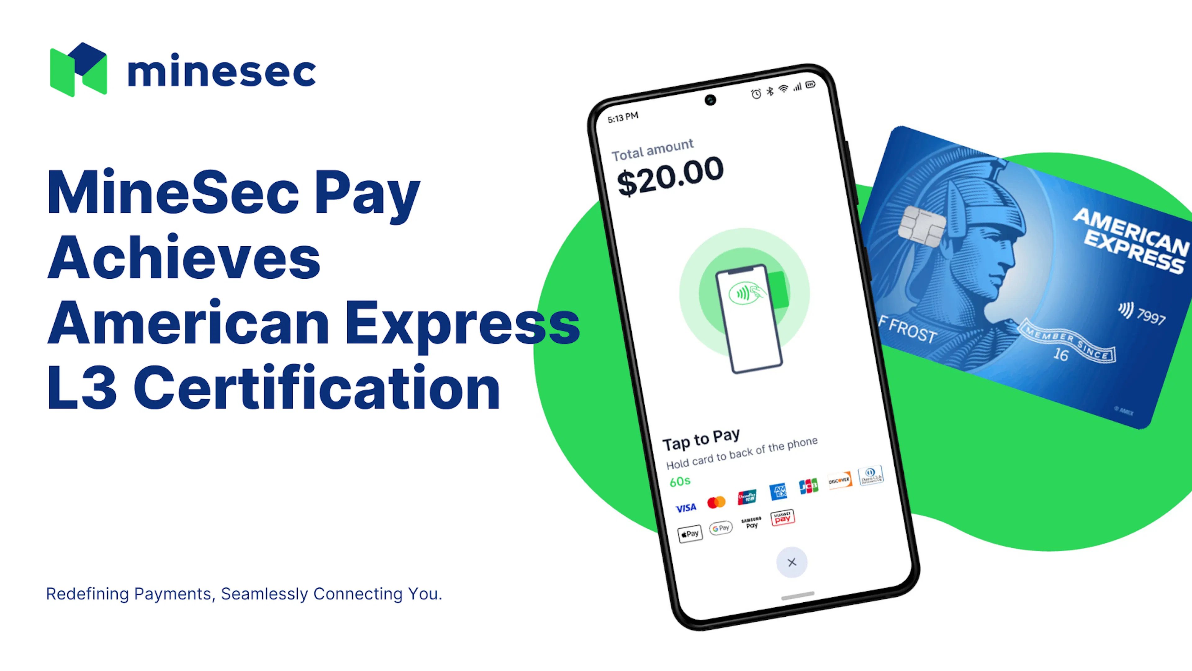 MineSec Pay Achieves American Express L3 Certification, Simplifying AMEX Acceptance Across Supported Devices