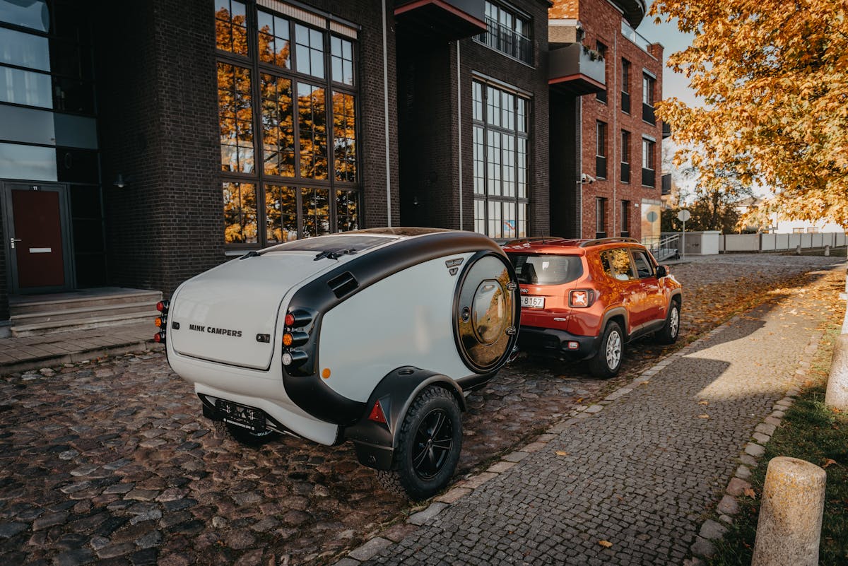 MINKX Mink Campers A lightweight, teardrop shaped Camper