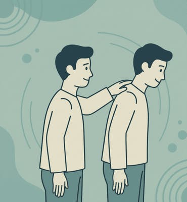 Illustration af støtte og hjælp