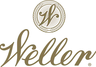 Weller Bourbon Logo in gold font with a weller seal