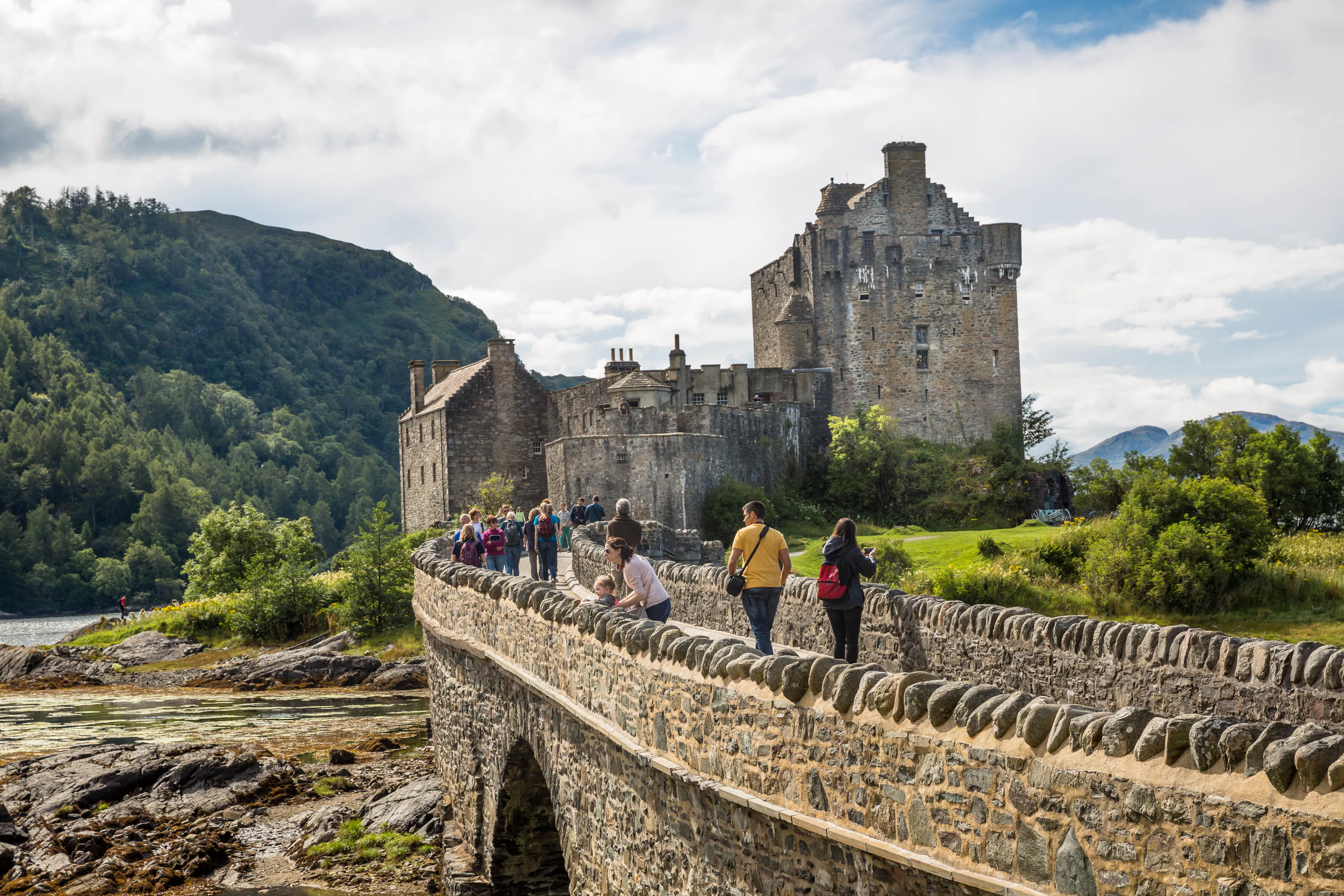 Eilean Donan Castle grounds
