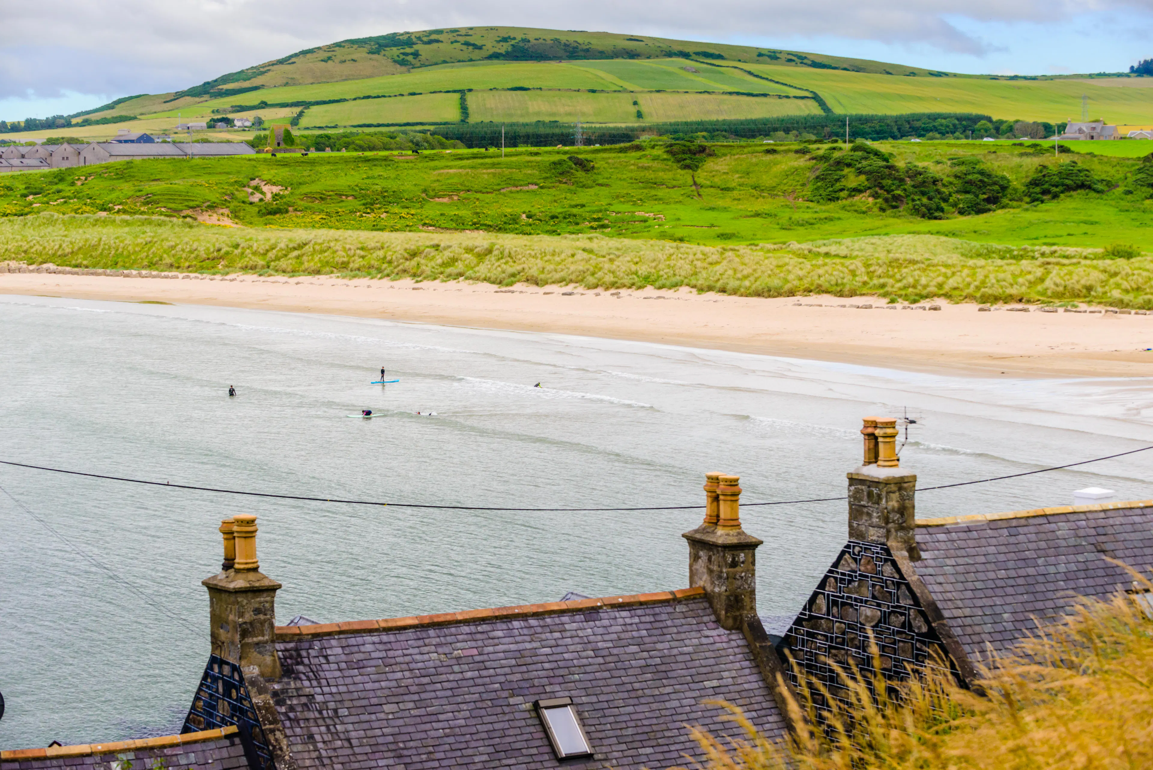 the views at Sandend Bay, a stop on the Scottish Whisky Odyssey tour